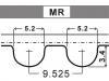 Correa dentada Timing Belt:13568-19195