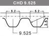 Correa dentada Timing Belt:0816.G3